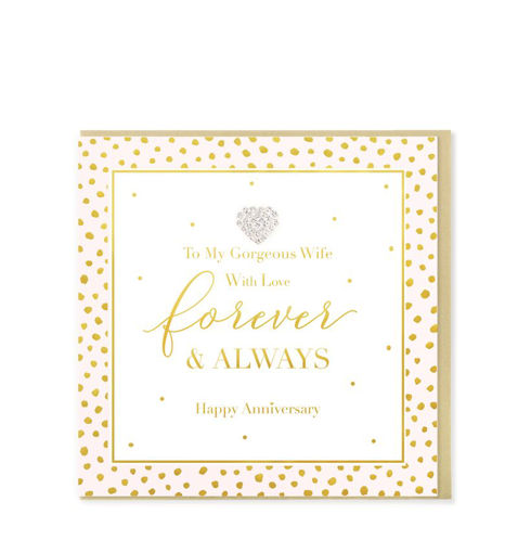 Picture of GORGEOUS WIFE ANNIVERSARY CARD